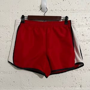 5/$25 Danskin Now Womens Athletic Shorts M 8-10 Red Running Workout Drawstring